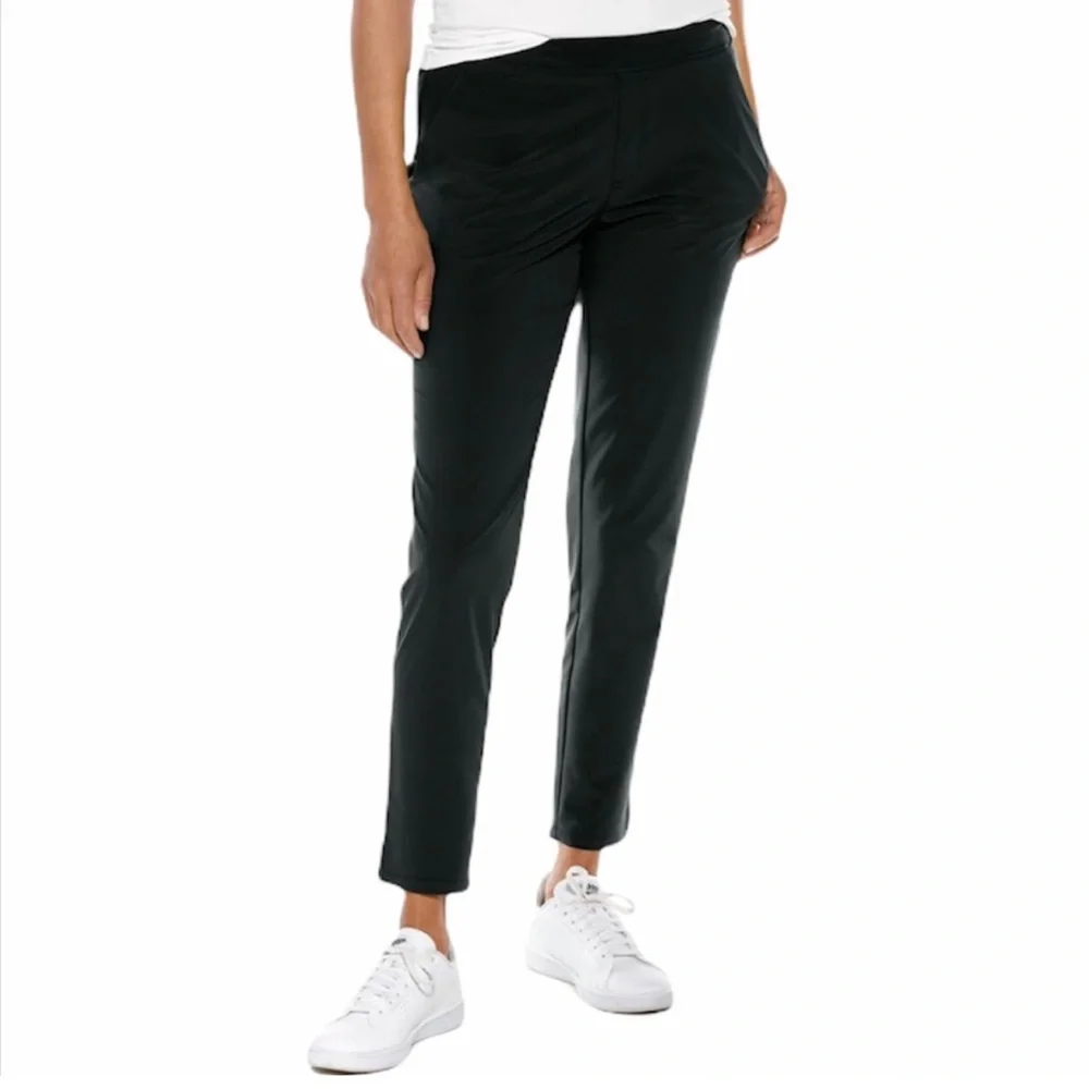 Coolibar Navona City Pants – Women’s Medium – Black – UPF 50+ - Picture 1 of 11